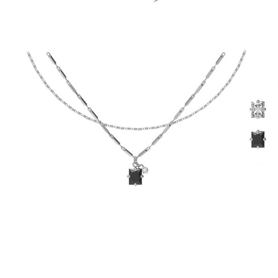 Detachable Double Clavicle Necklace For Women