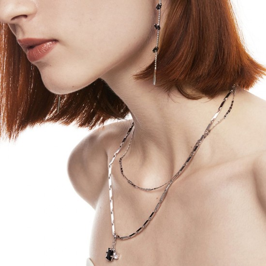 Detachable Double Clavicle Necklace For Women