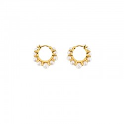 Retro Simple Versatile Earrings Gold For Womens