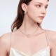 Silver Fashion Collarbone Necklace For Womens